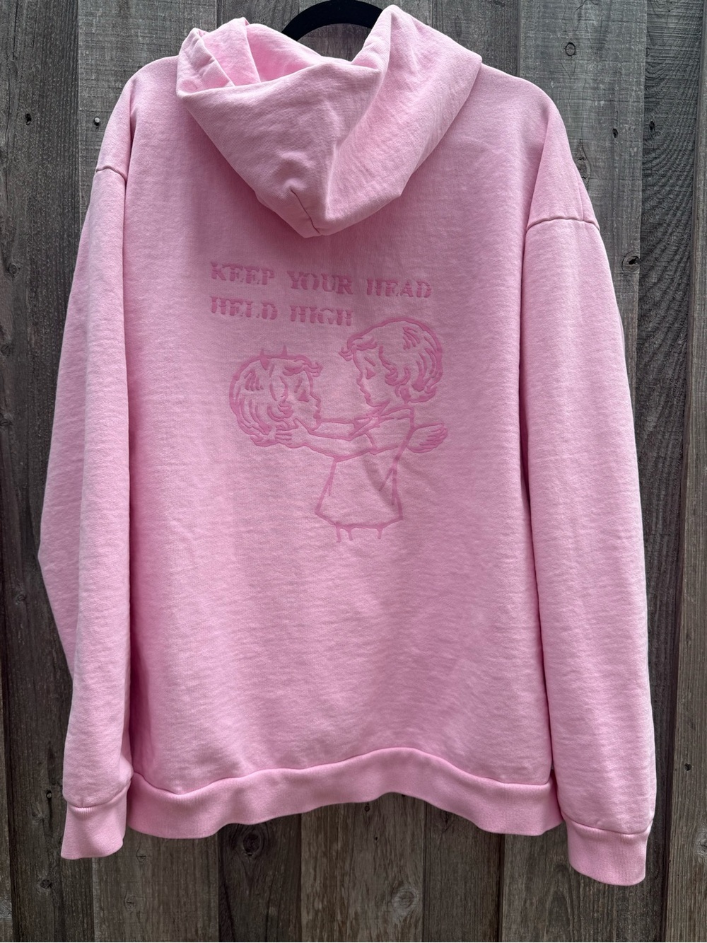 Boys Lie Dangerous Affection Pink Oversized Hoodie One Size